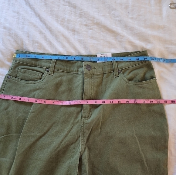 Style & co High-Rise mom pant in dry grass color size 16 NWT - Picture 6 of 6